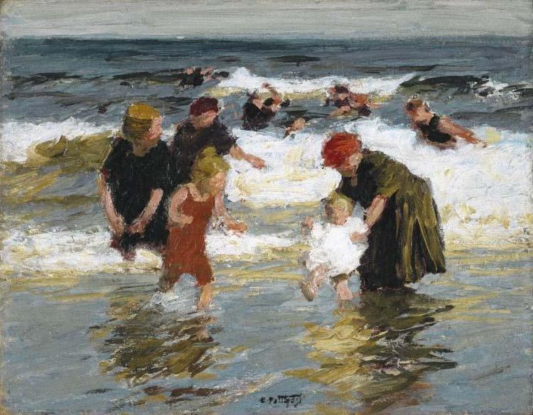 Edward Henry Potthast Prints Bathers oil painting picture